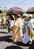 Proces� b�hem Timkatu. Lalibela. Etiopie.