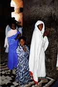 V���c� v kostele b�hem Timkatu. Lalibela. Etiopie.