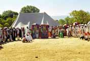 P��prava proces� b�hem Timkatu. Lalibela. Etiopie.