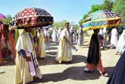 Proces� b�hem Timkatu. Lalibela. Etiopie.