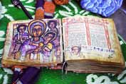 Star� Bible napsan� na koz� k��i. Etiopie.
