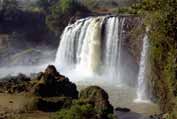 Vodop�d na Modr�m Nilu. Bahar Dar. Etiopie.