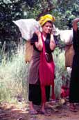 �ena z horsk�ho kmene Pa-O. Oblast jezera Inle. Myanmar (Barma).