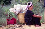 �ena z horsk�ho kmene Pa-O. Oblast jezera Inle. Myanmar (Barma).
