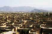 Pohled na m�sto Yazd. �r�n.