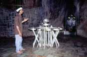 Zoroastri�nsk� chr�m Chak Chak. Okol� m�sta Yazd. �r�n.
