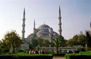 Modr� me�ita, Istanbul. Turecko.