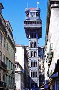 Santa Justa v�tah, Lisabon. Portugalsko.