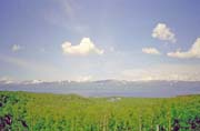 Pohled na n�rodn� park Abisko cestou do Narviku. �v�dsko.