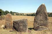 Menhiry, Tiya, ji�n� od Addis Abbeby. Jih, Etiopie.