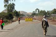 Silnice ji�n� od Addis Abbeby. Etiopie.