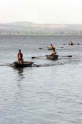 Ryb� trh, jezero Awasa. Etiopie.
