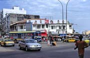 Okraj trhu Sandaga (March� Sandaga), Dakar. Senegal.