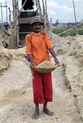 Diamantov� d�l v Cempaka. Kalimantan, Indon�sie.