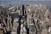 Pohled z Empire State Building, Manhattan, New York. Spojen� st�ty americk�.