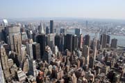 Pohled z Empire State Building, Manhattan, New York. Spojen� st�ty americk�.