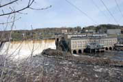 Taylors Falls, �dol� �eky St Croix, Minnesota. Spojen� st�ty americk�.