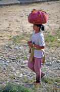 N�vrat z pole. Oblast Tana Toraja. Sulawesi,  Indon�sie.