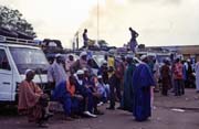 Rann� ruch na autobusov�m n�dra��, Dakar. Senegal.