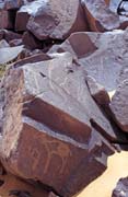 Neolitick� kresby v poho�� Adrar des Ifoghas. Pou�� Sahara. Mali.