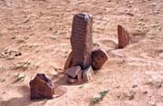 Muslimsk� hrob. Pou�� Sahara. Mali.