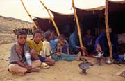 R�no v kempu Taureg�. Pou�� Sahara a oblast Adrar des Ifoghas. Mali.