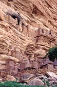 Star� domy lid� Dogon, vesnice Ireli. Mali.