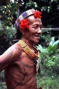 Mentawajsk� mu�. Ostrov Siberut. Indon�sie.