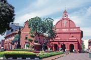 Star� k�es�ansk� kostel ve m�st� Melaka. Malajsie.