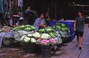 Kv�tinov� trh. Bangkok. Thajsko.