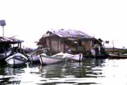Star� p��stav Sunda Kelapa v Jakart�. J�va, Indon�sie.
