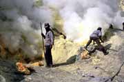 Sopka Kawah Ijen. Indon�sie.