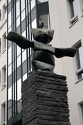Socha pobl� Centre Georges Pompidou, Pa��. Francie.