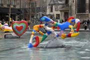 Font�na pobl� Centre Georges Pompidou, Pa��. Francie.