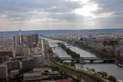 Pohled z Tour Eiffel, Pa��. Francie.