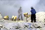 Sopka Kawah Ijen. Indon�sie.