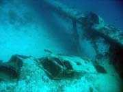 Pot�p�n� u ostrova Biak, lokalita Catalina wreck. Indon�sie.