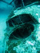 Pot�p�n� u ostrova Biak, lokalita Catalina wreck. Indon�sie.