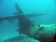 Pot�p�n� u ostrova Biak, lokalita Catalina wreck. Indon�sie.
