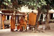 Chr�m v Luang Prabang. Laos.