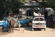 B�n� dopravn� prost�edky, Nyaung U. Myanmar (Barma).