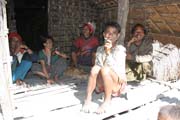 Vesnick� pohoda. Vesnice Kyartho, provincie Chin. Myanmar (Barma).