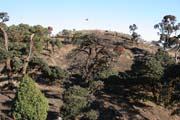 Pohled na vrchol Mt. Victoria. Mt. Victoria (tak� naz�van� Kaw Nu Symm nebo Nat Ma Taung) je se svoj� v��kou 3100 metr� nejvy��� horou v provincii Chin. Myanmar (Barma).