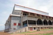 Zn�m� katolick� kostel v Dassa Zoum�. Benin.