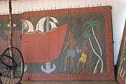P�vodn� dve�e pevnosti ve m�st� Ouidah. Benin.