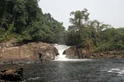 Vodop�dy Mana, N�rodn� park Korup. Kamerun.