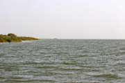 �st� �eky Chari a pohled na jezero �ad. Kamerun.