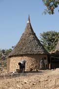 Horsk� vesnice Djingliya v hor�ch Mandara. Kamerun.