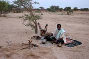 R�no ko�ovn�ho tuarega. Pou�� Sahara. Niger.