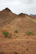 Krajina v pou�ti Sahara v oblasti poho�� Air. Niger.